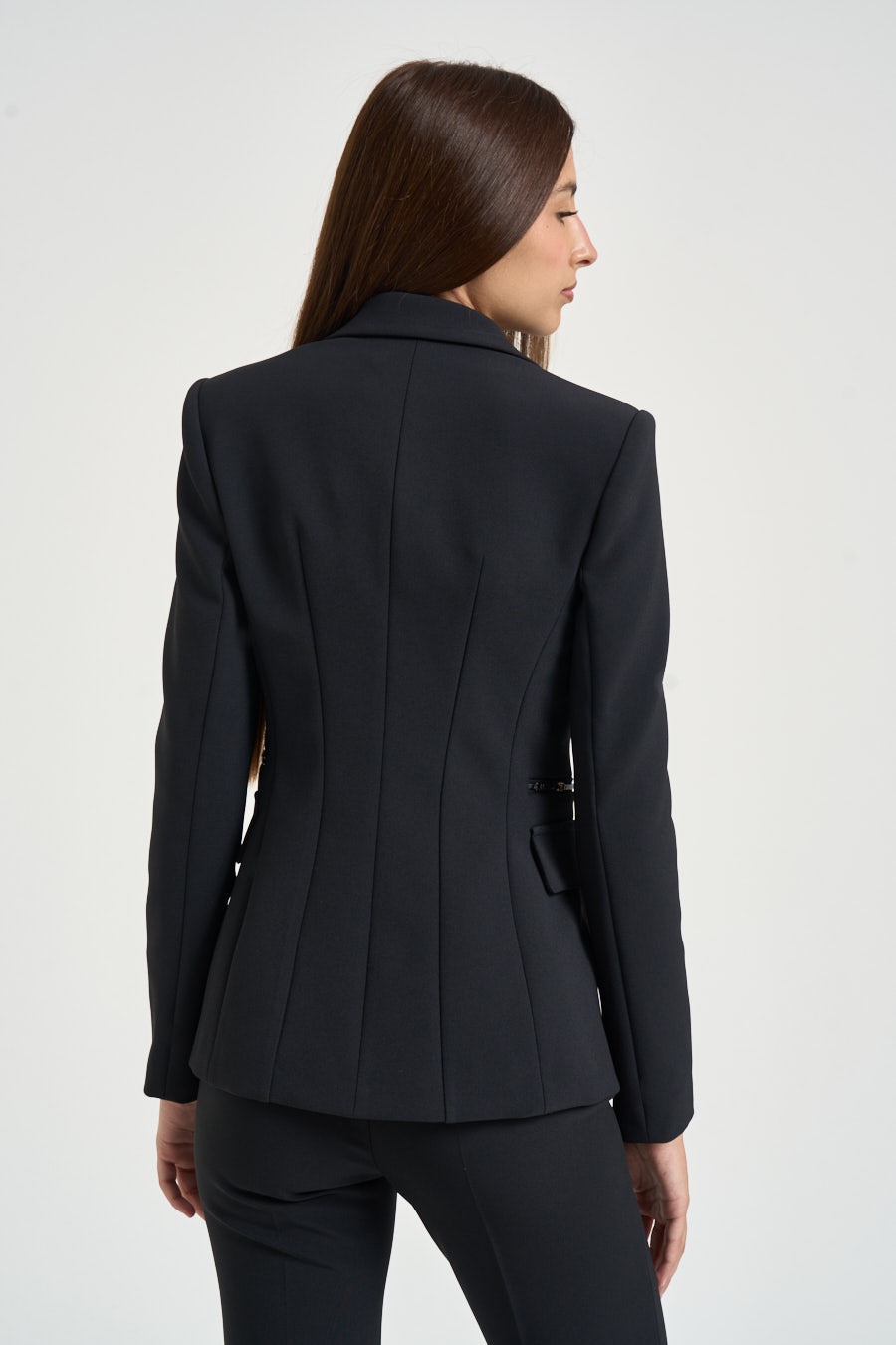 Blazer donna monopetto nero GI274 110 ELISABETTA FRANCHI 