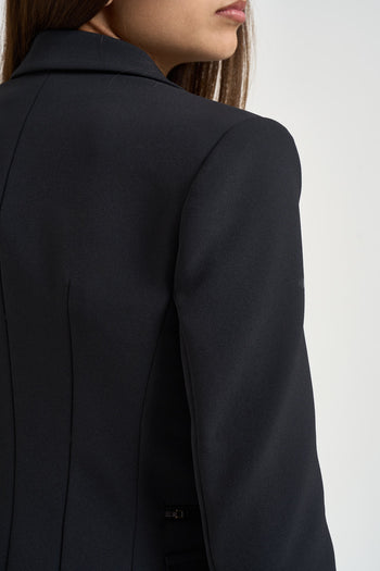 Blazer donna monopetto nero - 7