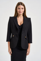 Blazer donna monopetto nero GI275 110 ELISABETTA FRANCHI 