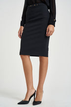 Gonna donna a tubino nera GO223 110 ELISABETTA FRANCHI 