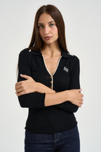 Maglia donna tricot nera MK17B 685 ELISABETTA FRANCHI 