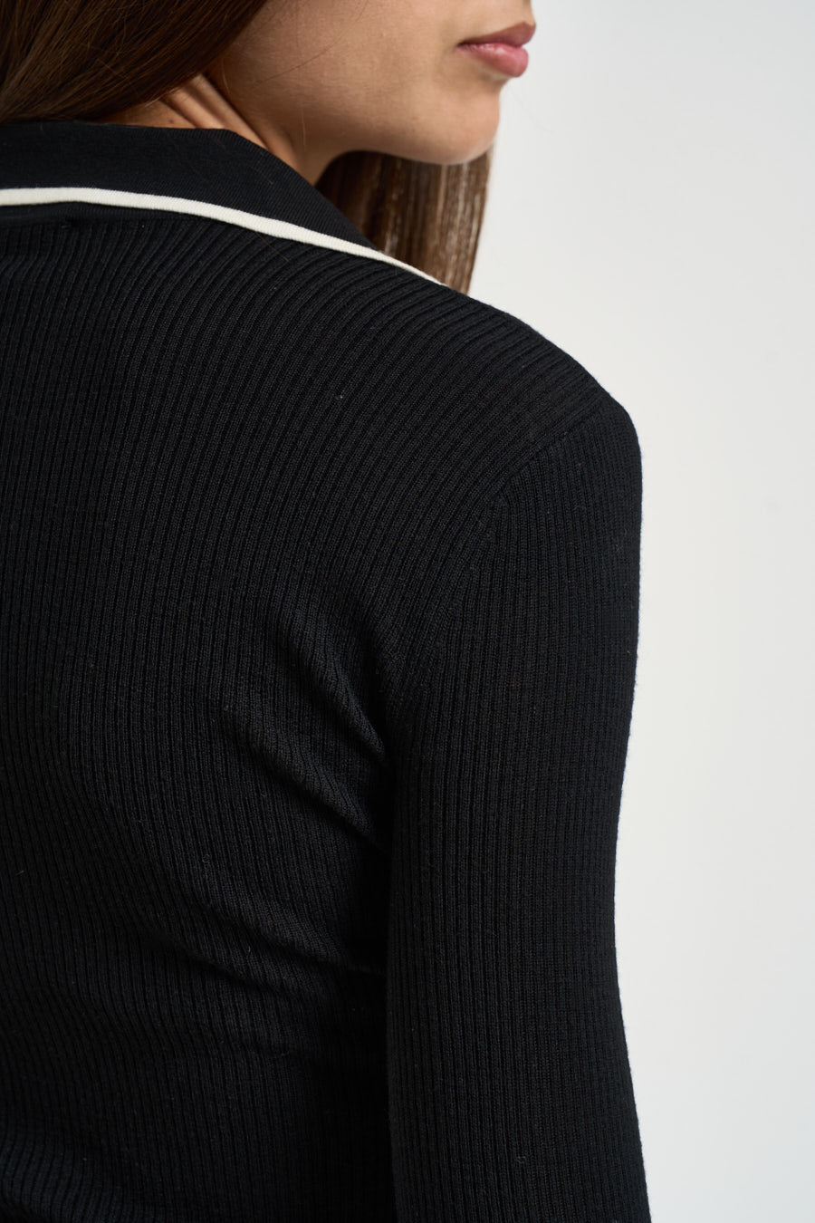 Maglia donna tricot nera MK17B 685 ELISABETTA FRANCHI 