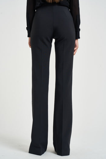 Pantalone donna a vita alta nero - 3
