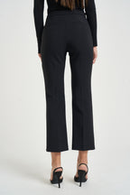 Pantalone donna dettaglio gioiello nero PA198 110 ELISABETTA FRANCHI 
