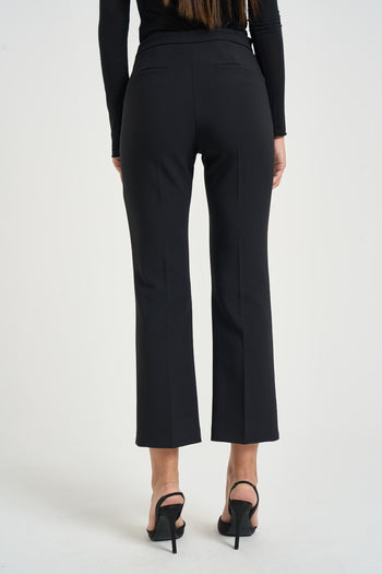 Pantalone donna dettaglio gioiello nero - 3