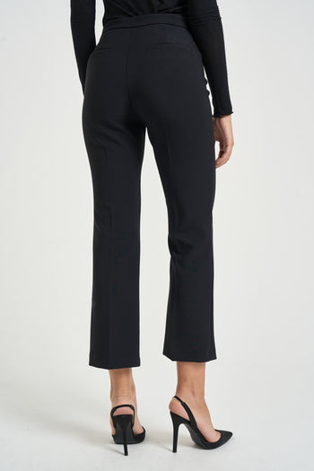 Pantalone donna dettaglio gioiello nero - 4