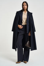 Cappotto donna lungo blu notte COLIMBO 005 EMME 
