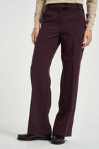 Pantaloni donna sartoriali bordeaux EFFIGE2 004 EMME 