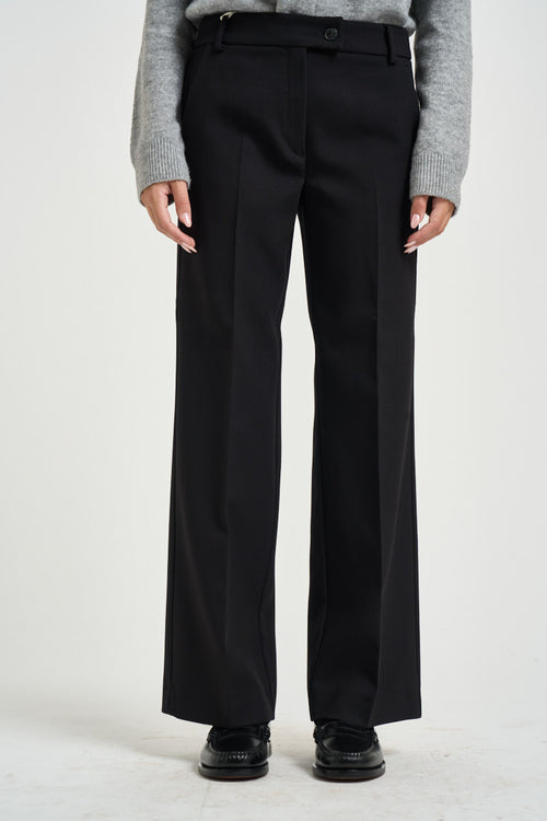 Pantaloni donna sartoriali nero - 2