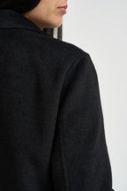 Cappotto donna monopetto nero ESODO 012 EMME 
