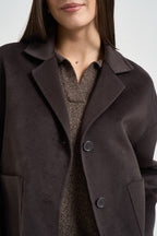 Cappotto donna corto marrone FLIPPER 008 EMME 