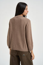 Maglia donna girocollo tortora GREIGE 004 EMME 