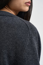 Maglia donna girocollo antracite GREIGE 006 EMME 
