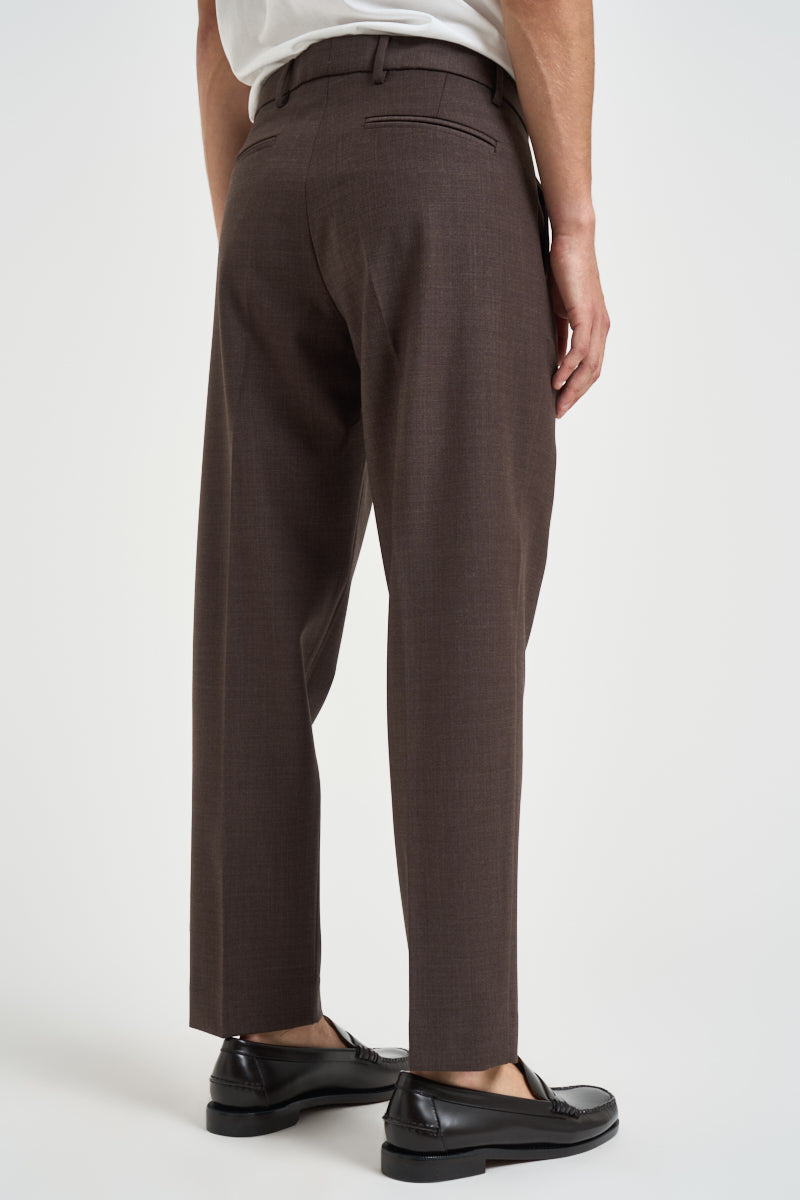 Pantaloni uomo sartoriali marroni ARTEMISFRANCO MORO FILATI MARCHESI ANDRESANI 