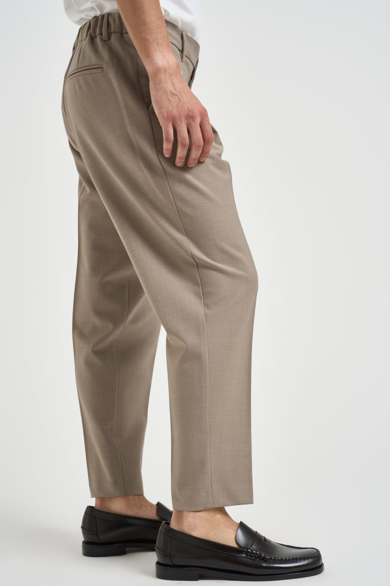 Pantaloni uomo sartoriali tortora ESPERIAFRANCO BEIGE FILATI MARCHESI ANDRESANI 