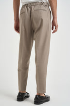 Pantaloni uomo sartoriali tortora ESPERIAFRANCO BEIGE FILATI MARCHESI ANDRESANI 