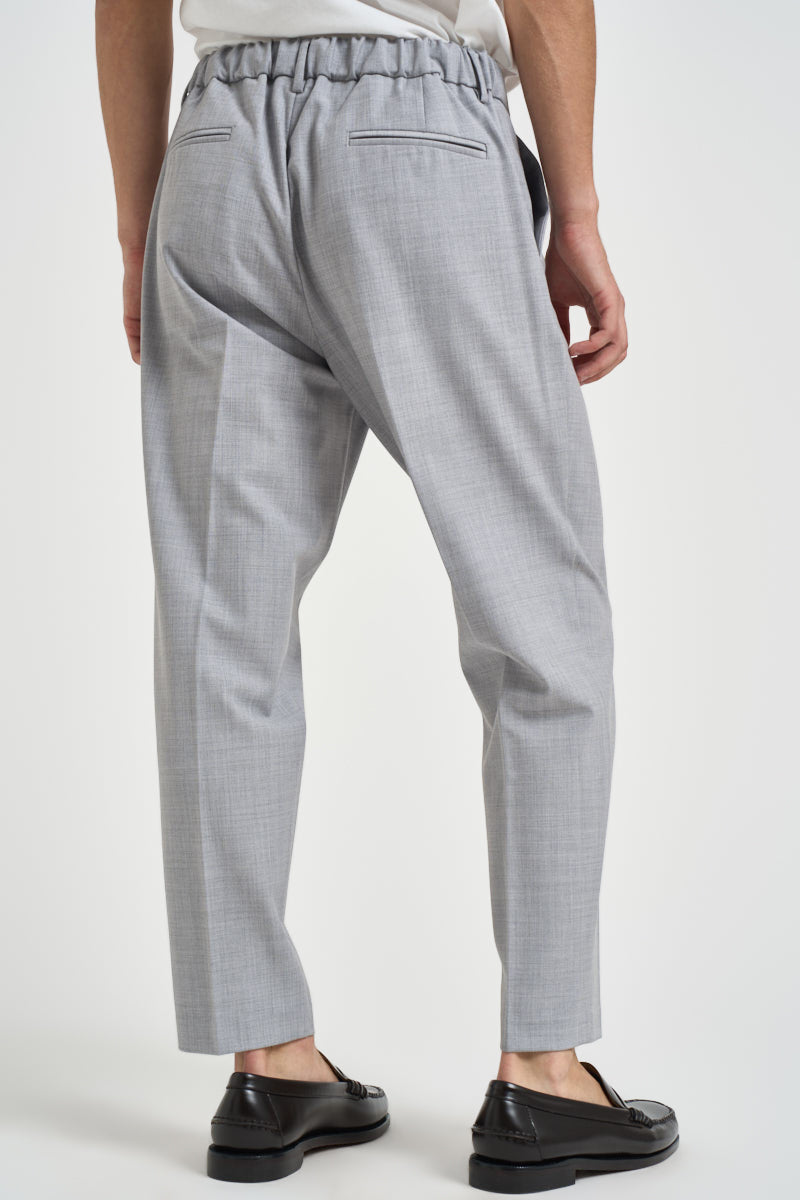 Pantaloni uomo sartoriali grigio chiaro mèlange ESPERIAFRANCO GRIGIO FILATI MARCHESI ANDRESANI 