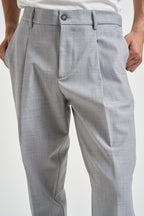Pantaloni uomo sartoriali grigio chiaro mèlange ESPERIAFRANCO GRIGIO FILATI MARCHESI ANDRESANI 