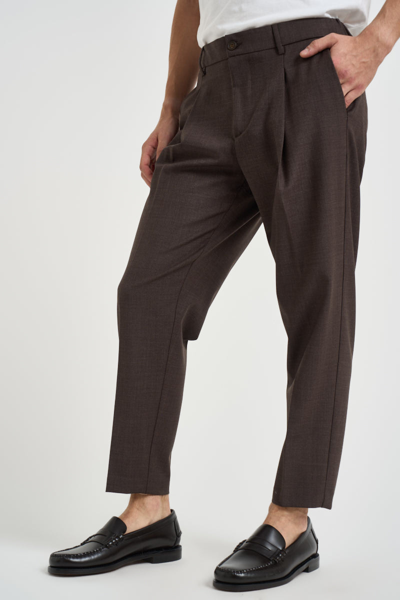 Pantaloni uomo sartoriali moro ESPERIAFRANCO MORO FILATI MARCHESI ANDRESANI 