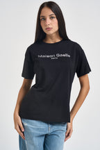 T-shirt donna girocollo nera GAABW11326 NERO GAELLE 