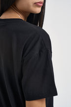 T-shirt donna girocollo nera GAABW11326 NERO GAELLE 