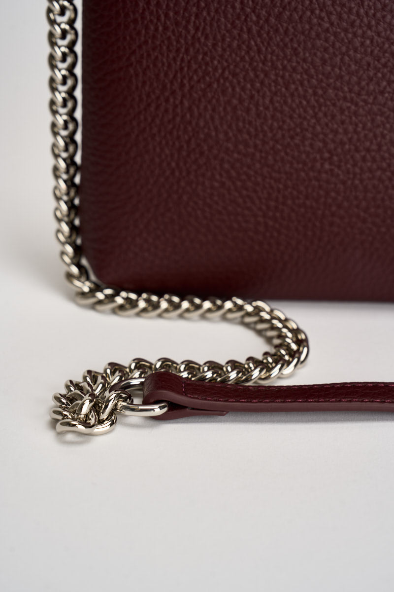 Borsa donna a tracolla bordeaux GAACW03217 VINO GAELLE 