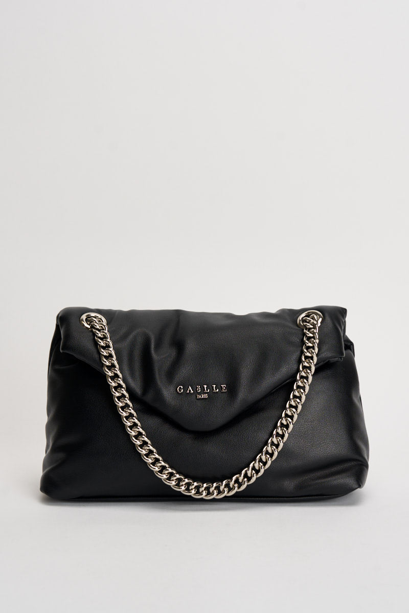 Borsa donna a spalla nera GAACW03234 NERO GAELLE 