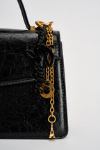 Borsa donna in ecopelle lucida nera GAACW03285 NERO GAELLE 