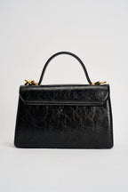 Borsa donna in ecopelle lucida nera GAACW03285 NERO GAELLE 