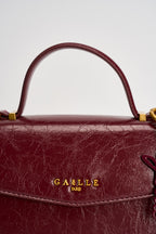 Borsa donna in ecopelle lucida bordeaux GAACW03285 VINO GAELLE 