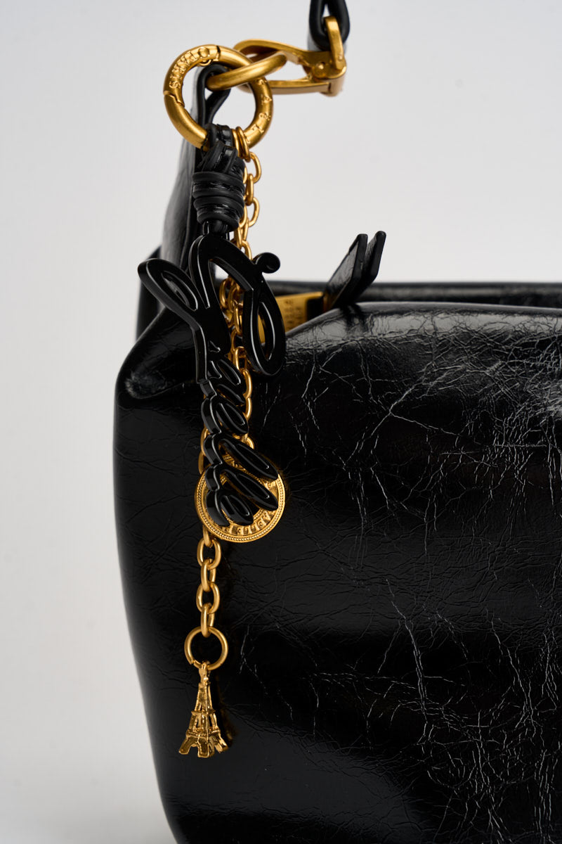 Borsa donna in ecopelle nera GAACW03286 NERO GAELLE 