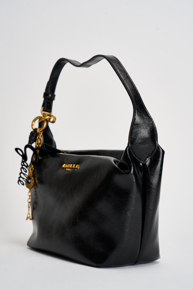Borsa donna in ecopelle nera GAACW03286 NERO GAELLE 