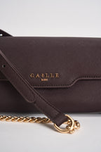 Mini pochette donna a tracolla marrone GAACW03301 MORO GAELLE 