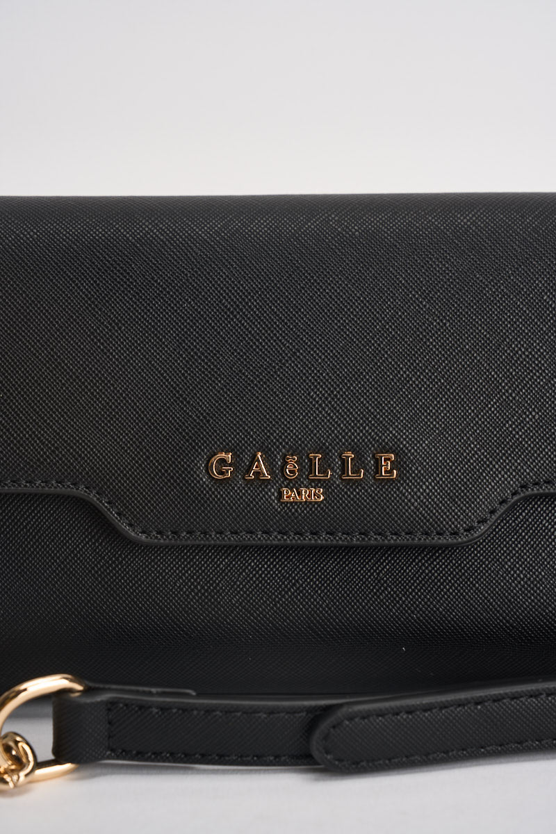 Mini pochette donna a tracolla nera GAACW03301 NERO GAELLE 