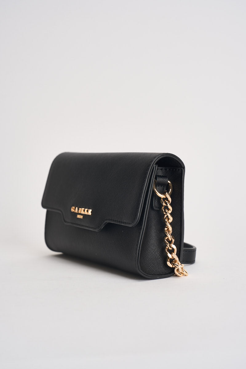 Mini pochette donna a tracolla nera GAACW03301 NERO GAELLE 