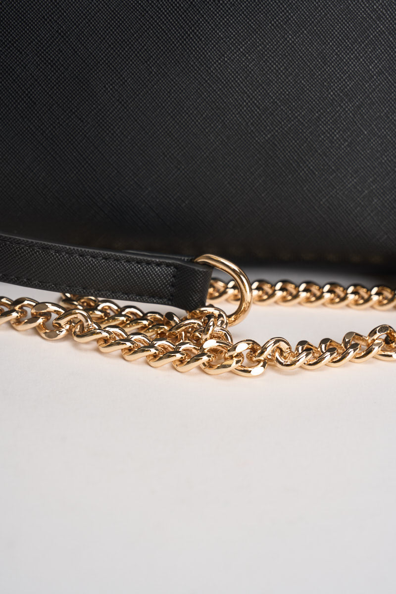Mini pochette donna a tracolla nera GAACW03301 NERO GAELLE 