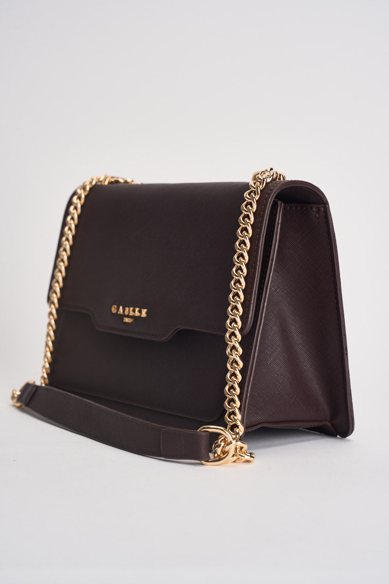 Borsa donna a tracolla testa di moro GAACW03303 MORO GAELLE 