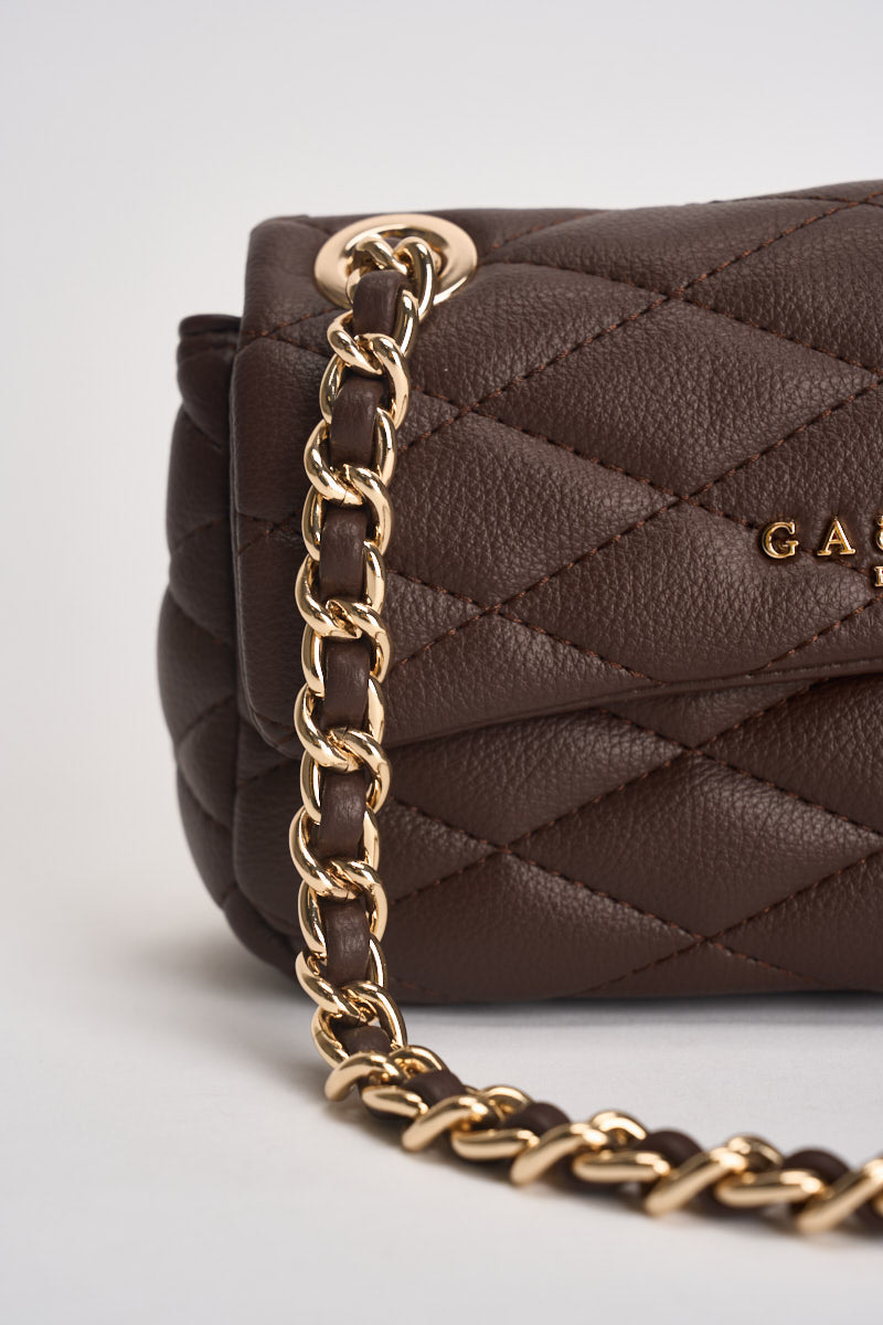 Borsa donna in ecopelle marrone GAACW03313 MORO GAELLE 