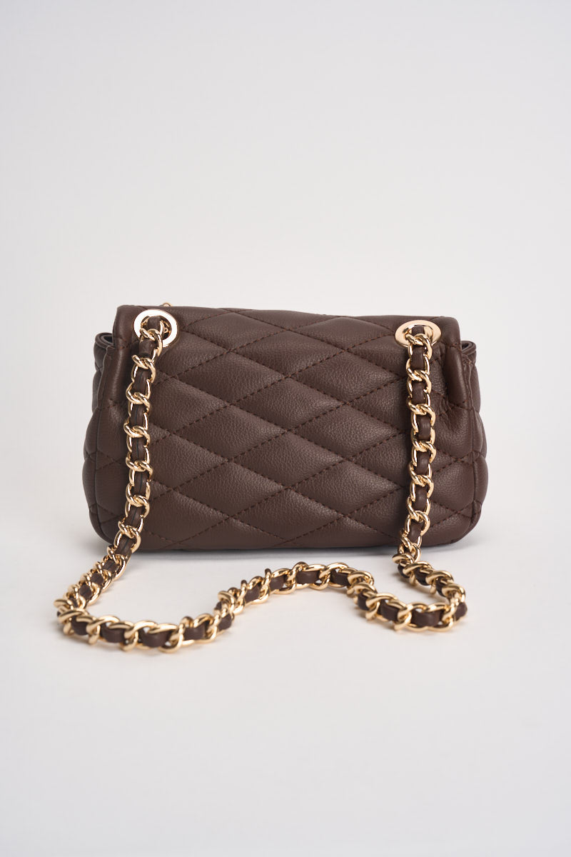 Borsa donna in ecopelle marrone GAACW03313 MORO GAELLE 