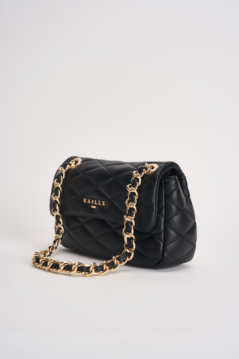 Borsa donna in ecopelle nera GAACW03313 NERO GAELLE 
