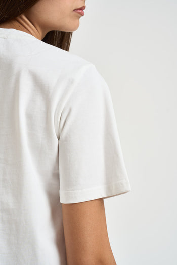 T-shirt donna con lettering bianca - 4