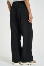Pantalone donna vita elasticizzata nero NOBLESSE NOIR GRACE AND MILA 