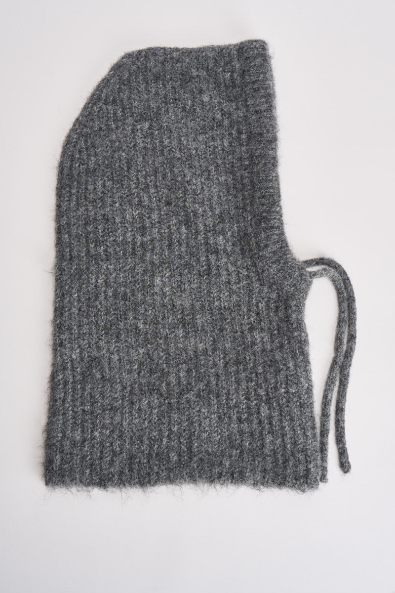 Balaclava donna grigio chiaro SAMOURAI ANTHRACITE GRACE AND MILA 