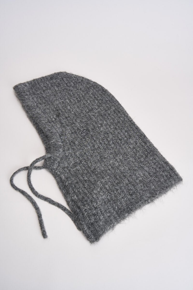 Balaclava donna grigio chiaro SAMOURAI ANTHRACITE GRACE AND MILA 