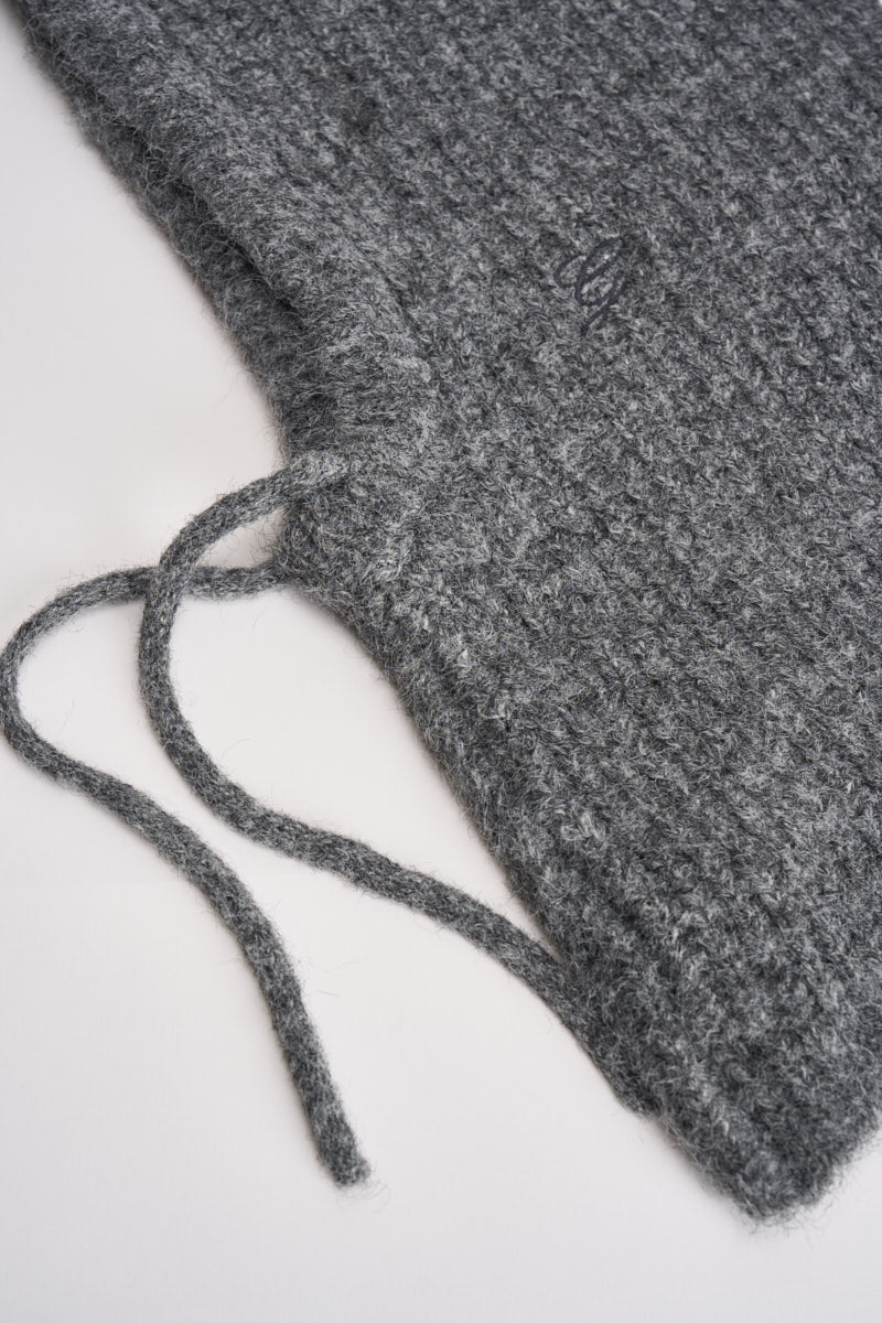 Balaclava donna grigio chiaro SAMOURAI ANTHRACITE GRACE AND MILA 