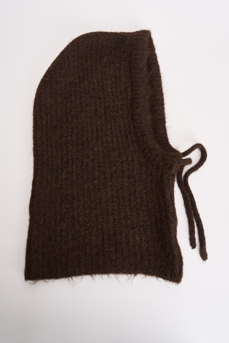 Balaclava donna marrone SAMOURAI CHOCOLAT GRACE AND MILA 