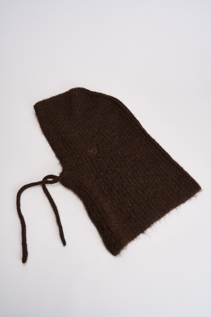 Balaclava donna marrone SAMOURAI CHOCOLAT GRACE AND MILA 