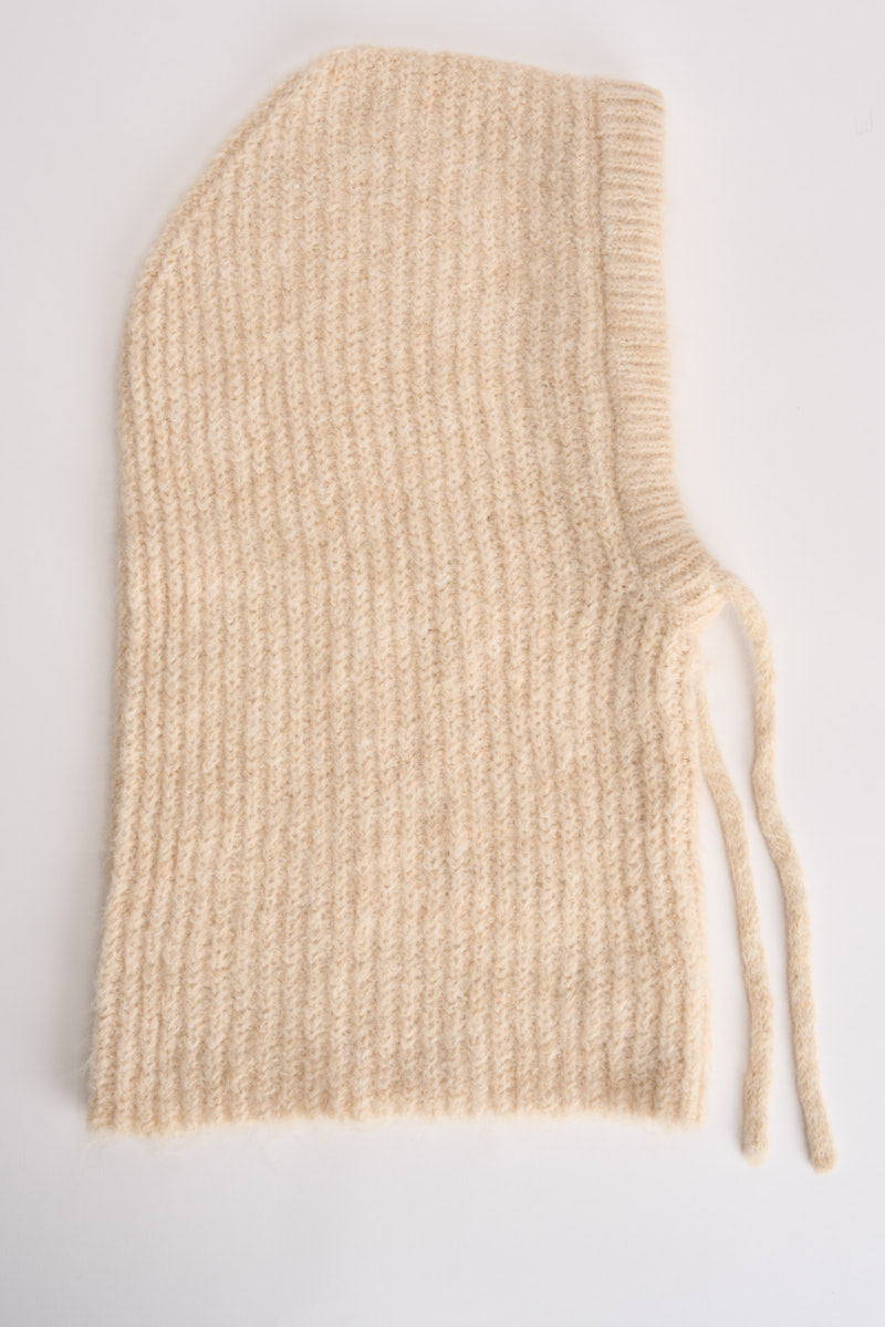 Balaclava donna beige SAMOURAI SABLE GRACE AND MILA 