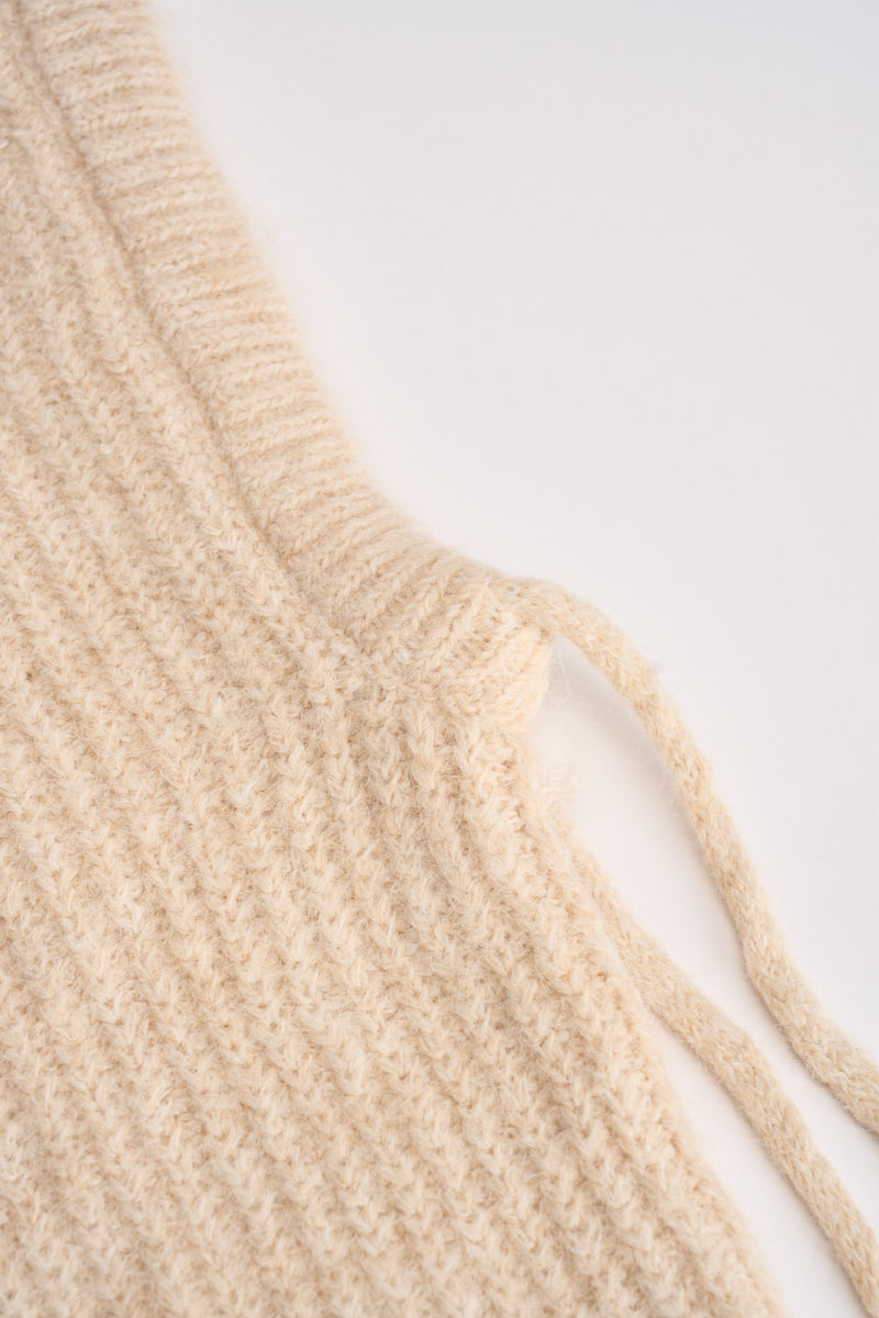 Balaclava donna beige SAMOURAI SABLE GRACE AND MILA 
