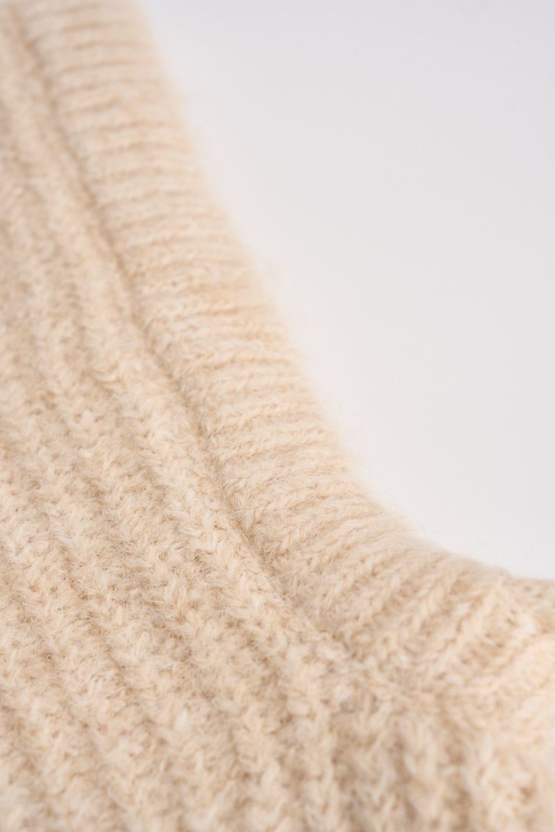 Balaclava donna beige SAMOURAI SABLE GRACE AND MILA 